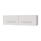 Armário 2 Portas Cozinha Aério Íris MB1 79cm Branco Com Puxador Cor Branco