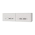 Armário 2 Portas Cozinha Aério Íris MB1 79cm Branco Com Puxador Cor Cromado