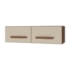 Armário 2 Portas Cozinha Aério Íris MB1 79cm Savana\Off White Com Puxador Cor Cobre