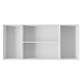 Armário 4 Portas Cozinha Aéreo Íris MB1 120cm Branco Com Puxador Cor Cromado