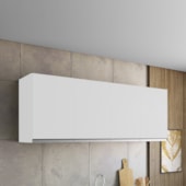 Armário Aéreo p/ Cozinha Maya A03 150cm 4 Portas Branco