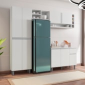Armário de Cozinha Moldulado Atenas A03 9 portas e 1 Gaveta Branco - Amarena Móveis
