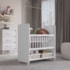 Berço Lótus com Grade Móvel MB1 Branco