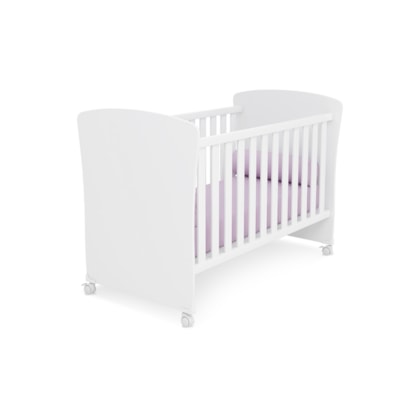 Berço Mini Cama Tati Brilhar Q01 Branco - Amarena Móveis