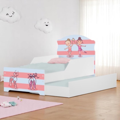 Bi Cama Infantil Bailarinas 153cm x 79cm KMCB