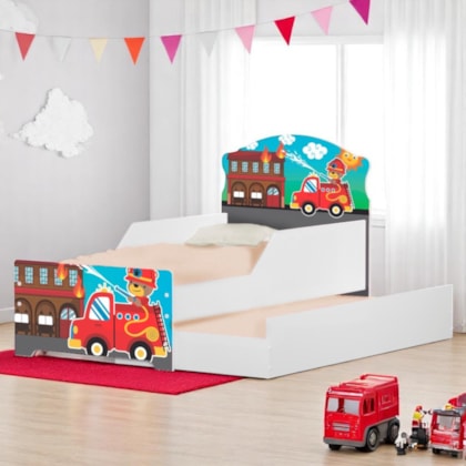 Bi Cama Infantil Quartel do Fogo 153cm x 79cm KMCB