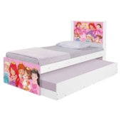 Bi Cama Infantil Solteiro Princesas 195cm x 96cm KMTEB