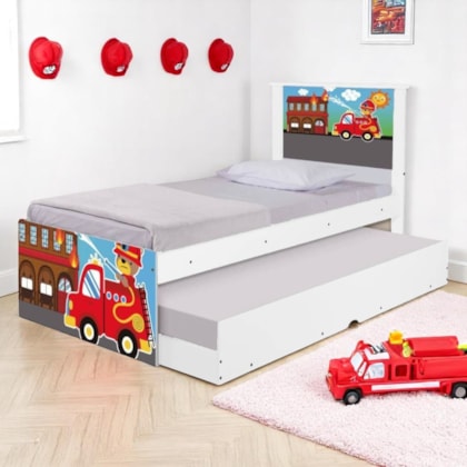 Bi Cama Infantil Solteiro Quartel do Fogo 195cm x 96cm KMTEB
