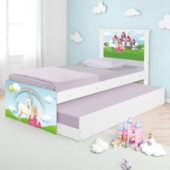 Bi Cama Infantil Solteiro Reino Encantado 195cm x 96cm KMTEB