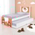 Bi Cama Infantil Solteiro Ursinho 195cm x 96cm KMTEB