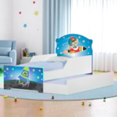 Bi Cama Infantil Viagem Espacial 153cm x79cm KMCB