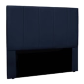 Cabeceira Casal Australia SPZ 140cm Suede Azul Marinho