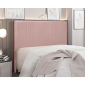 Cabeceira Casal Australia SPZ 140cm Veludo Rosa