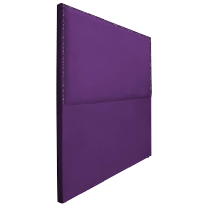 Cabeceira Casal Bali P02 140 cm para cama Box Suede Roxo - Amarena Móveis