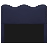 Cabeceira Casal Bari P02 140 cm para cama Box Corano Azul Marinho - Amarena Móveis