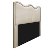 Cabeceira Casal Bari P02 140 cm para cama Box Corano Bege - Amarena Móveis