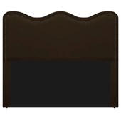 Cabeceira Casal Bari P02 140 cm para cama Box Corano Marrom - Amarena Móveis