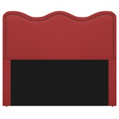 Cabeceira Casal Bari P02 140 cm para cama Box Corano Vermelho - Amarena Móveis