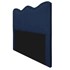 Cabeceira Casal Bari P02 140 cm para cama Box Suede Azul Marinho - Amarena Móveis