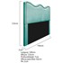 Cabeceira Casal Bari P02 140 cm para cama Box Suede Azul Tiffany - Amarena Móveis