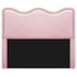 Cabeceira Casal Bari P02 140 cm para cama Box Suede Rosa Bebê - Amarena Móveis
