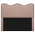 Cabeceira Casal Bari P02 140 cm para cama Box Suede Rosê - Amarena Móveis