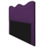 Cabeceira Casal Bari P02 140 cm para cama Box Suede Roxo - Amarena Móveis