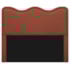 Cabeceira Casal Bari P02 140 cm para cama Box Suede Terracota - Amarena Móveis