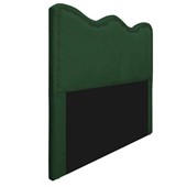 Cabeceira Casal Bari P02 140 cm para cama Box Suede Verde - Amarena Móveis