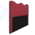 Cabeceira Casal Bari P02 140 cm para cama Box Suede Vermelho - Amarena Móveis
