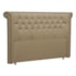 Cabeceira Casal Brescia P04 140 cm Suede Bege TCA 941 - Amarena Móveis