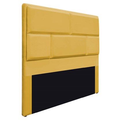 Cabeceira Casal Brick P02 140 cm para cama Box Corano Amarelo - Amarena Móveis