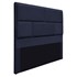 Cabeceira Casal Brick P02 140 cm para cama Box Corano Azul Marinho - Amarena Móveis