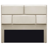 Cabeceira Casal Brick P02 140 cm para cama Box Corano Bege - Amarena Móveis