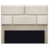 Cabeceira Casal Brick P02 140 cm para cama Box Corano Bege - Amarena Móveis