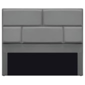 Cabeceira Casal Brick P02 140 cm para cama Box Corano Cinza - Amarena Móveis
