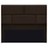 Cabeceira Casal Brick P02 140 cm para cama Box Corano Marrom - Amarena Móveis