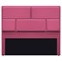 Cabeceira Casal Brick P02 140 cm para cama Box Corano Pink - Amarena Móveis