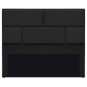 Cabeceira Casal Brick P02 140 cm para cama Box Corano Preto - Amarena Móveis