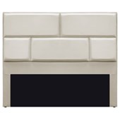 Cabeceira Casal Brick P02 140 cm para cama Box Linho Bege - Amarena Móveis