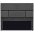 Cabeceira Casal Brick P02 140 cm para cama Box Linho Cinza Escuro - Amarena Móveis