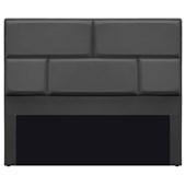 Cabeceira Casal Brick P02 140 cm para cama Box Linho Cinza Escuro - Amarena Móveis