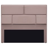 Cabeceira Casal Brick P02 140 cm para cama Box Linho Rosê - Amarena Móveis