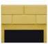 Cabeceira Casal Brick P02 140 cm para cama Box Suede Amarelo - Amarena Móveis