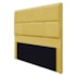 Cabeceira Casal Brick P02 140 cm para cama Box Suede Amarelo - Amarena Móveis