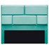 Cabeceira Casal Brick P02 140 cm para cama Box Suede Azul Tiffany - Amarena Móveis