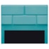 Cabeceira Casal Brick P02 140 cm para cama Box Suede Azul Turquesa - Amarena Móveis
