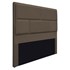 Cabeceira Casal Brick P02 140 cm para cama Box Suede Marrom - Amarena Móveis