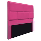 Cabeceira Casal Brick P02 140 cm para cama Box Suede Pink - Amarena Móveis