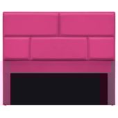 Cabeceira Casal Brick P02 140 cm para cama Box Suede Pink - Amarena Móveis
